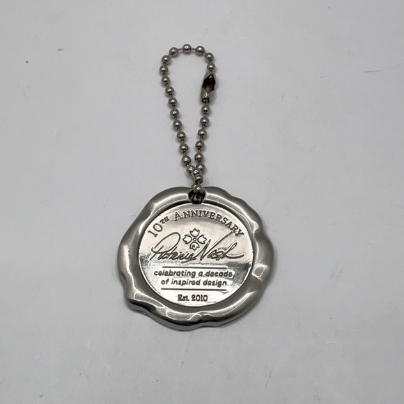 Patricia Nash Accessories - 🩶 NEW 🩶Patricia Nash 10th Anniversary Medallion Coin - Signature Brushed Nickel